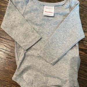 0-3 Month (50cm) Hanna Andersson Long Sleeve Onesie